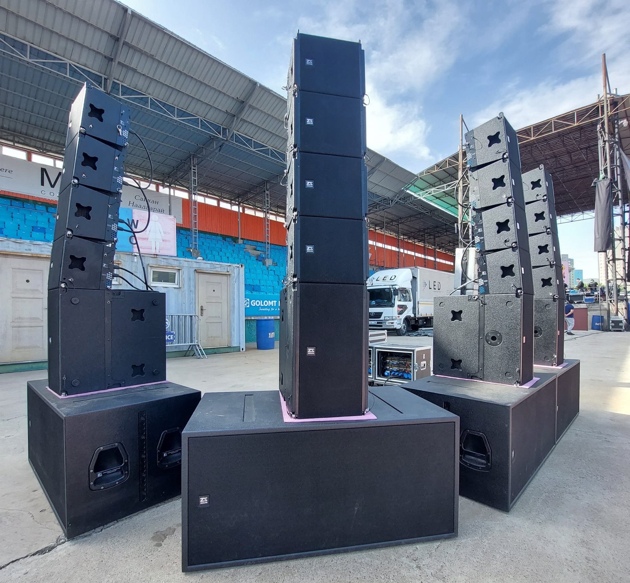 ZSOUND's LC10 and SS2 sound system proved to be the perfect solution for a Mongolian 
