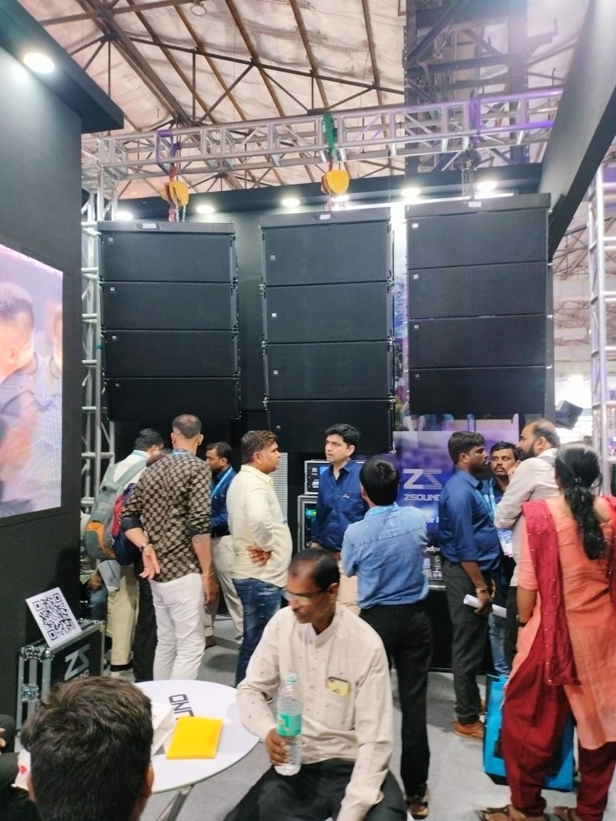 ZSOUND PRO AUDIO achieved great success at the recent exhibition in India