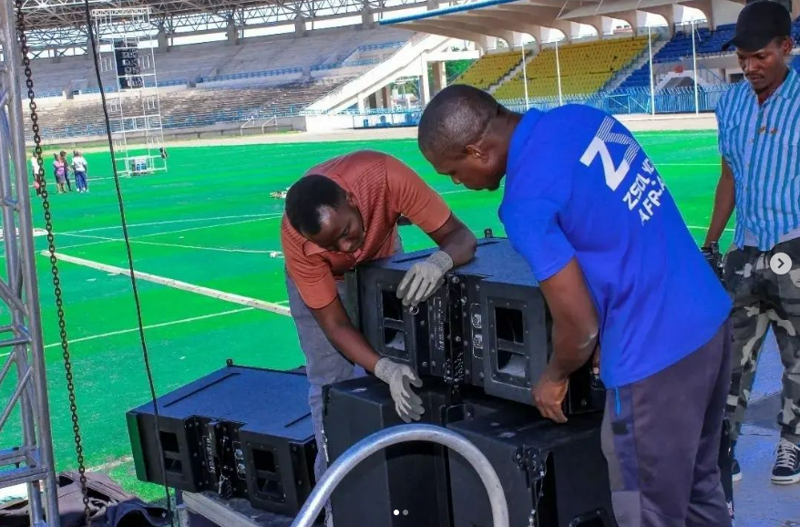 ZSOUND transforms African sports stadium with immersive sound experience.