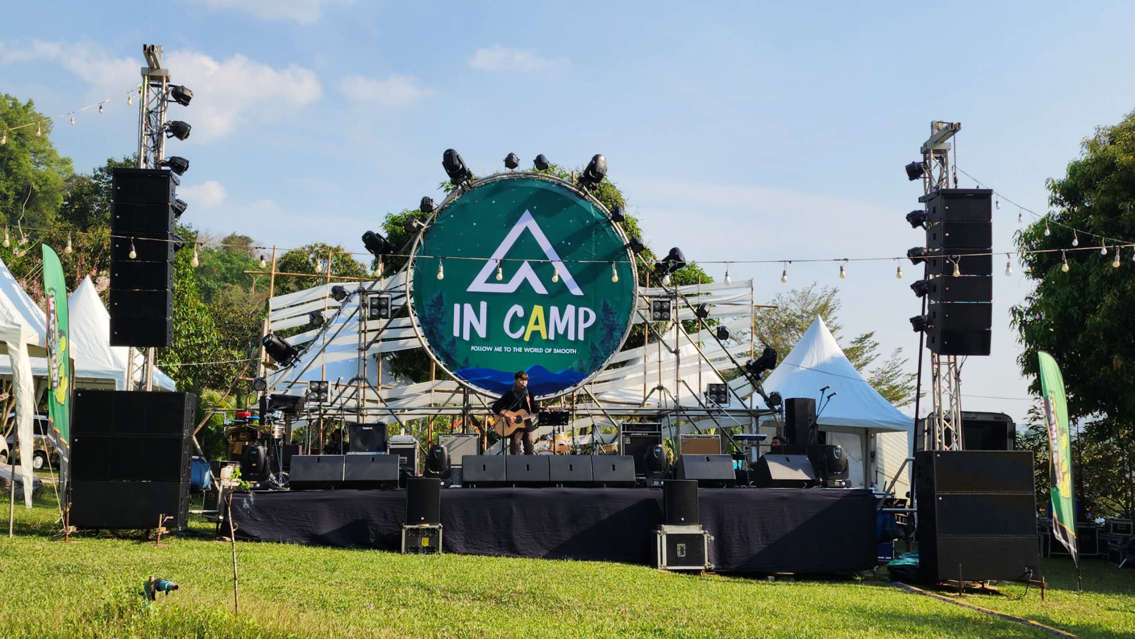 ZSOUND line array speaker Make Waves at Thai Camping Event