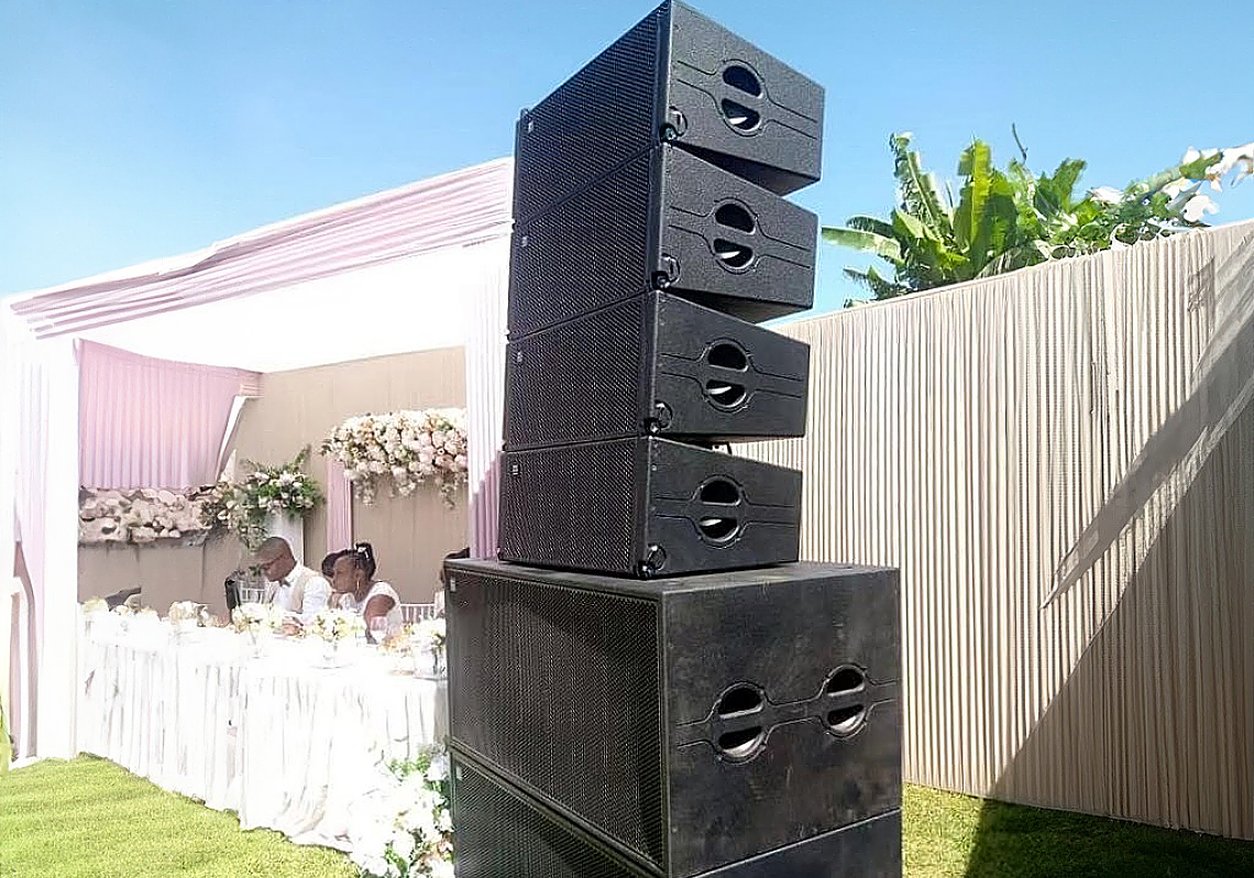 Experience Exceptional Sound Quality with ZSOUND line array speaker for Your Wedding and Tourism Events