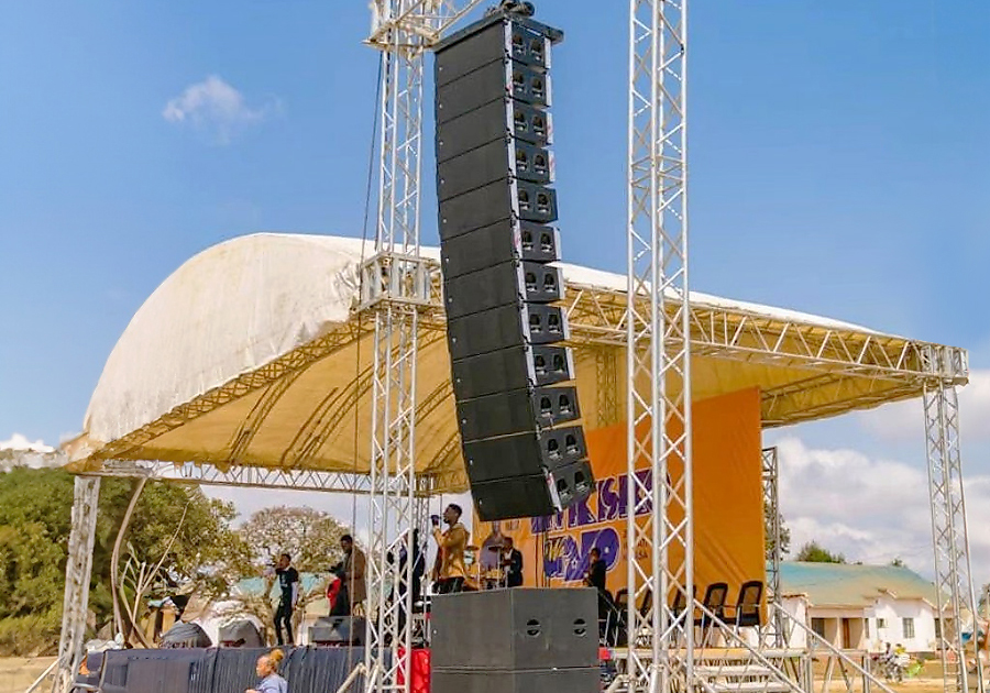 ZSOUND line array speaker in Africa