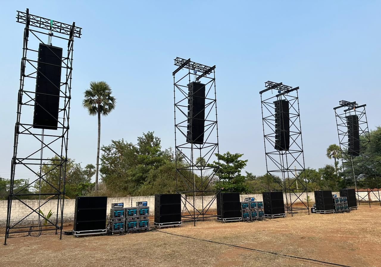 ZSOUND's line array speaker another successful case in India