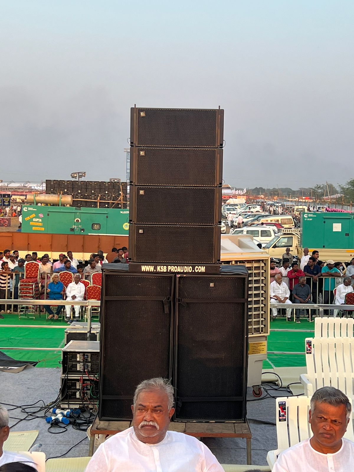 ZSOUND provided sound equipment for the Hosanna Ministry's Gudarala Panduga event in Guntur